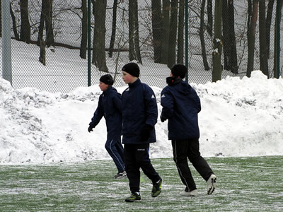 pi�karski trening zima 2010 - gry zespolowe