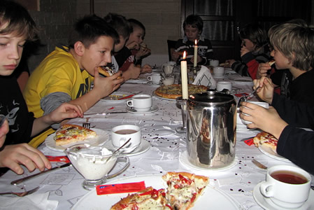 treningi pi�karskie  w Barlinku - stolowka