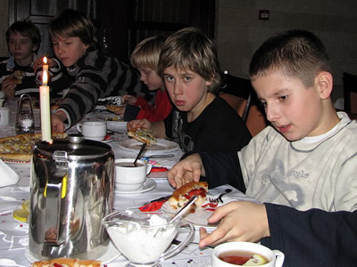 treningi pi�karskie  w Barlinku - stolowka