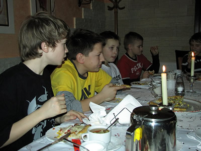 treningi pi�karskie  w Barlinku - stolowka